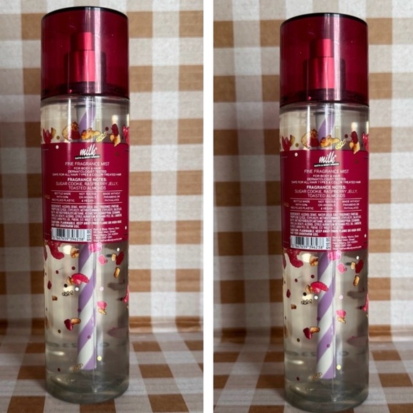 NEW(2)BBW x MILK Raspberry Holiday Pie Bar 8 oz Fragrances - Picture 3 of 4